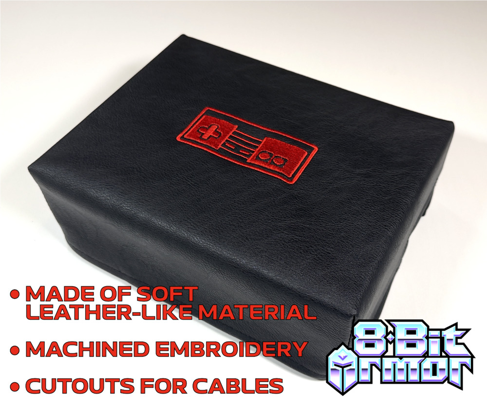 8Bit Armor Nintendo NES Console Faux Leather Dust Cover Protector w/ Logo